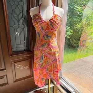 BCBG Maxazaria Y2K Pink Sequin Dress